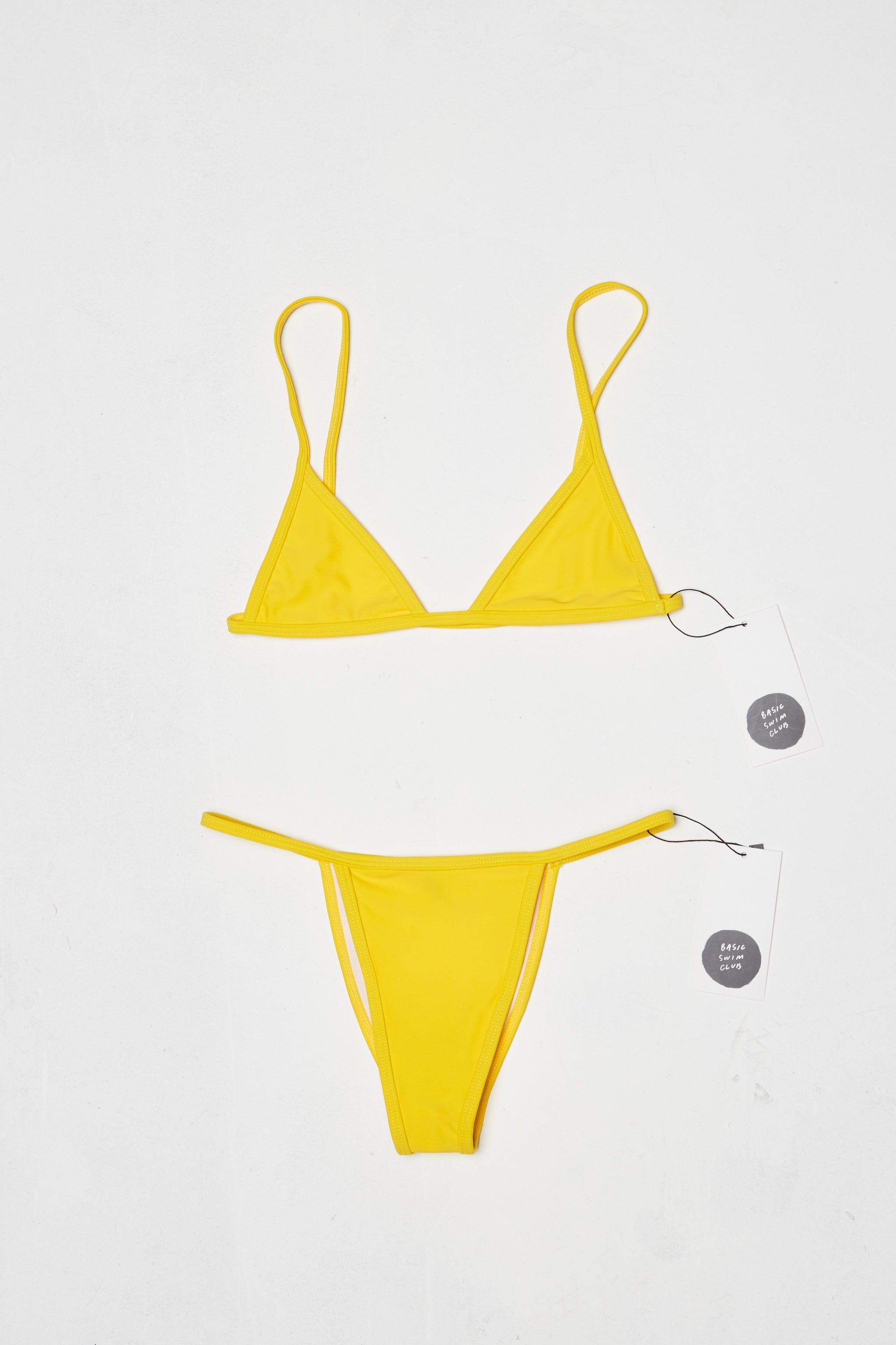 Buy Curwish Beautiful Basics - Neon With Bikini Panty T-shirt Bra Set -  Yellow online
